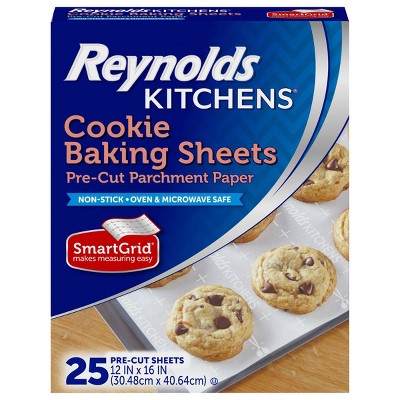 Kitchen Paper For Baking - Feuilles de papier sulfurisé prédécoupées pour