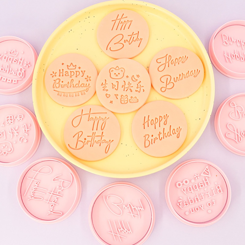 Kitchen Baking Molds - Emporte-pièces Joyeux Anniversaire, Moule à Biscuits,