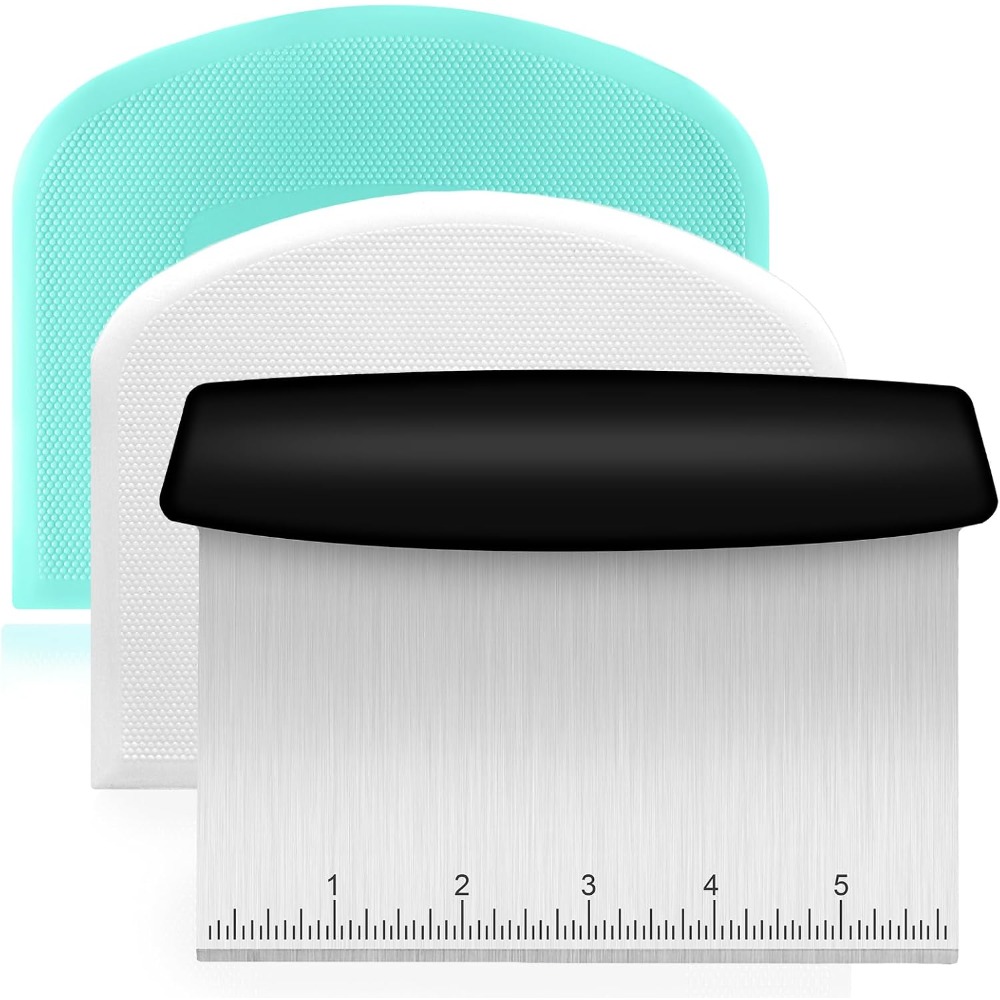 Bench Scraper Dough - Grattoir à pâte en acier inoxydable