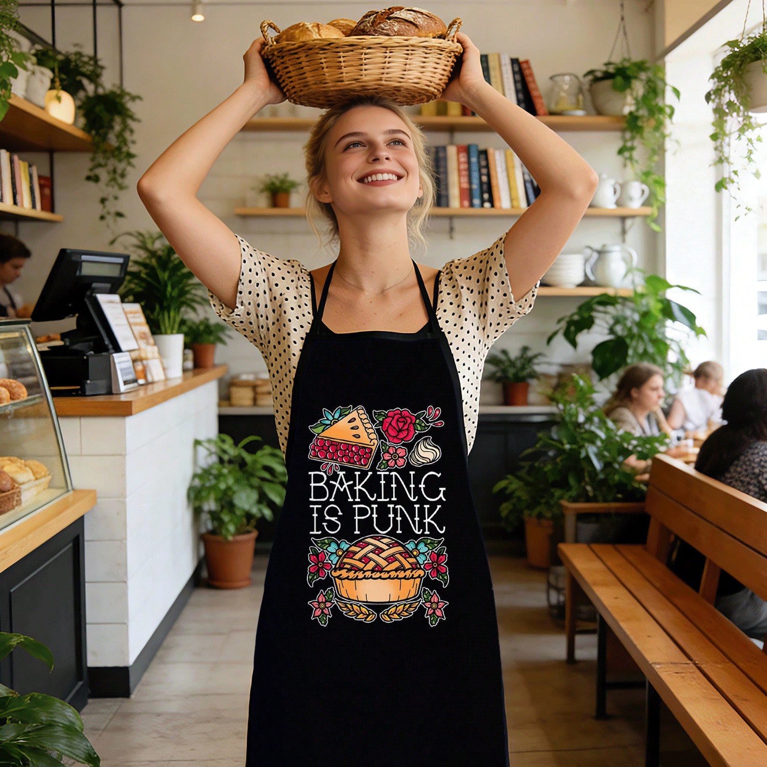 Kitchen Baking Quotes - Tablier de pâtisserie, citation « Baking