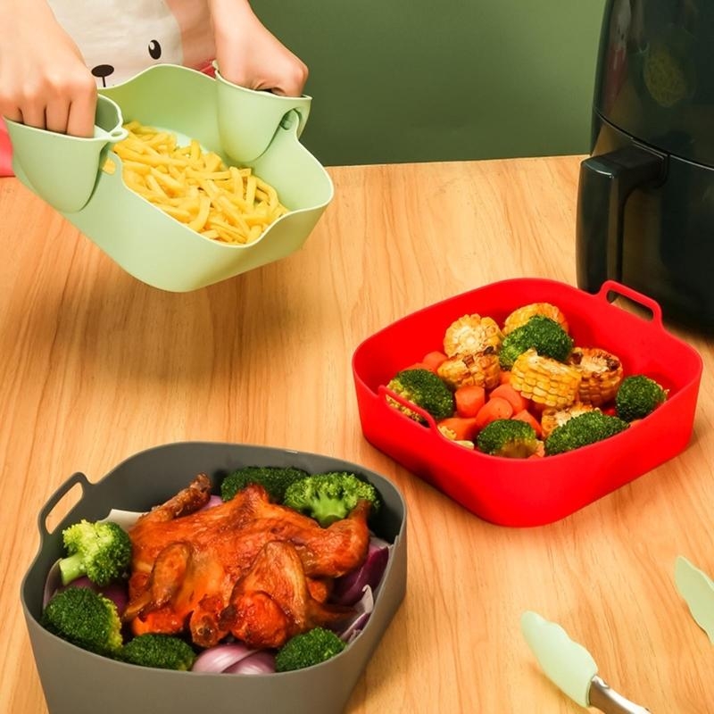 Kitchen Baking Pans For Sale - Paniers en Silicone carrés antiadhésifs de