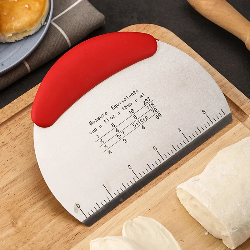 Bench Scraper Dough - Couteau à pâte en acier inoxydable,