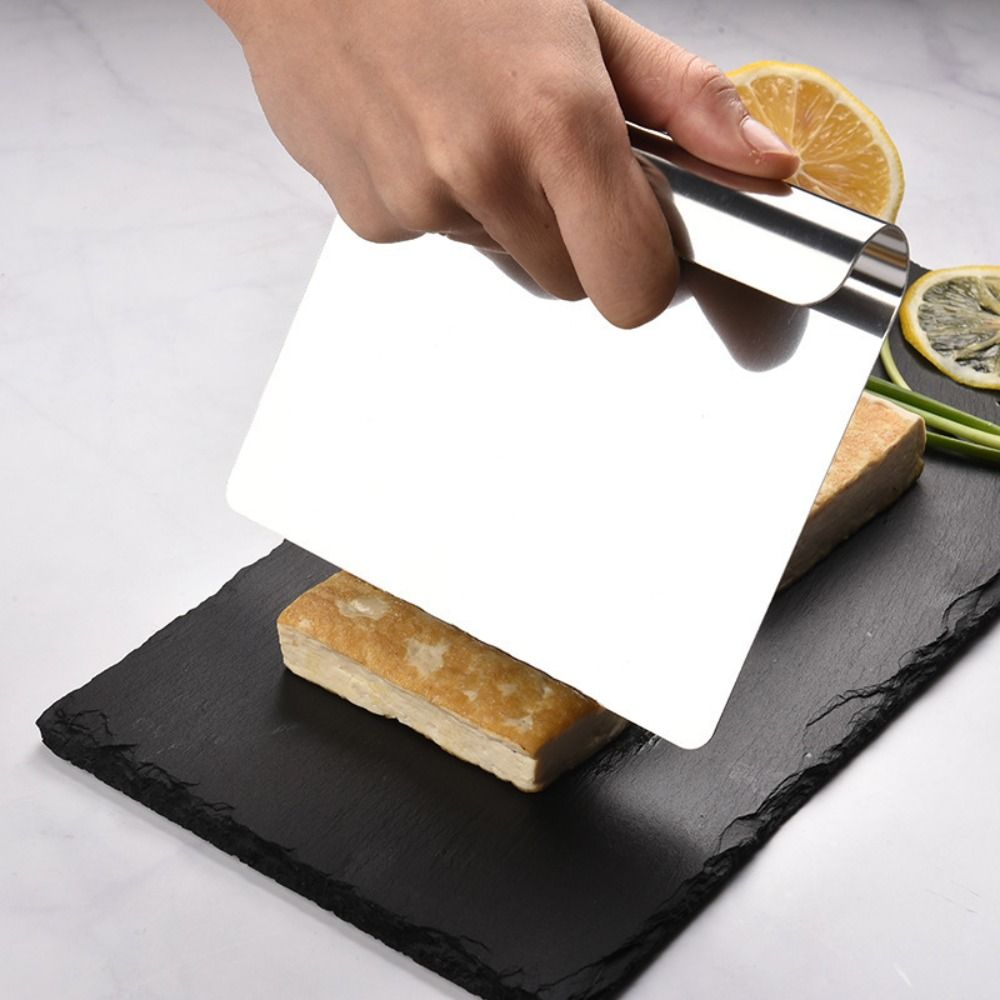 Bench Scraper Dough - Spatule plate en acier inoxydable 304