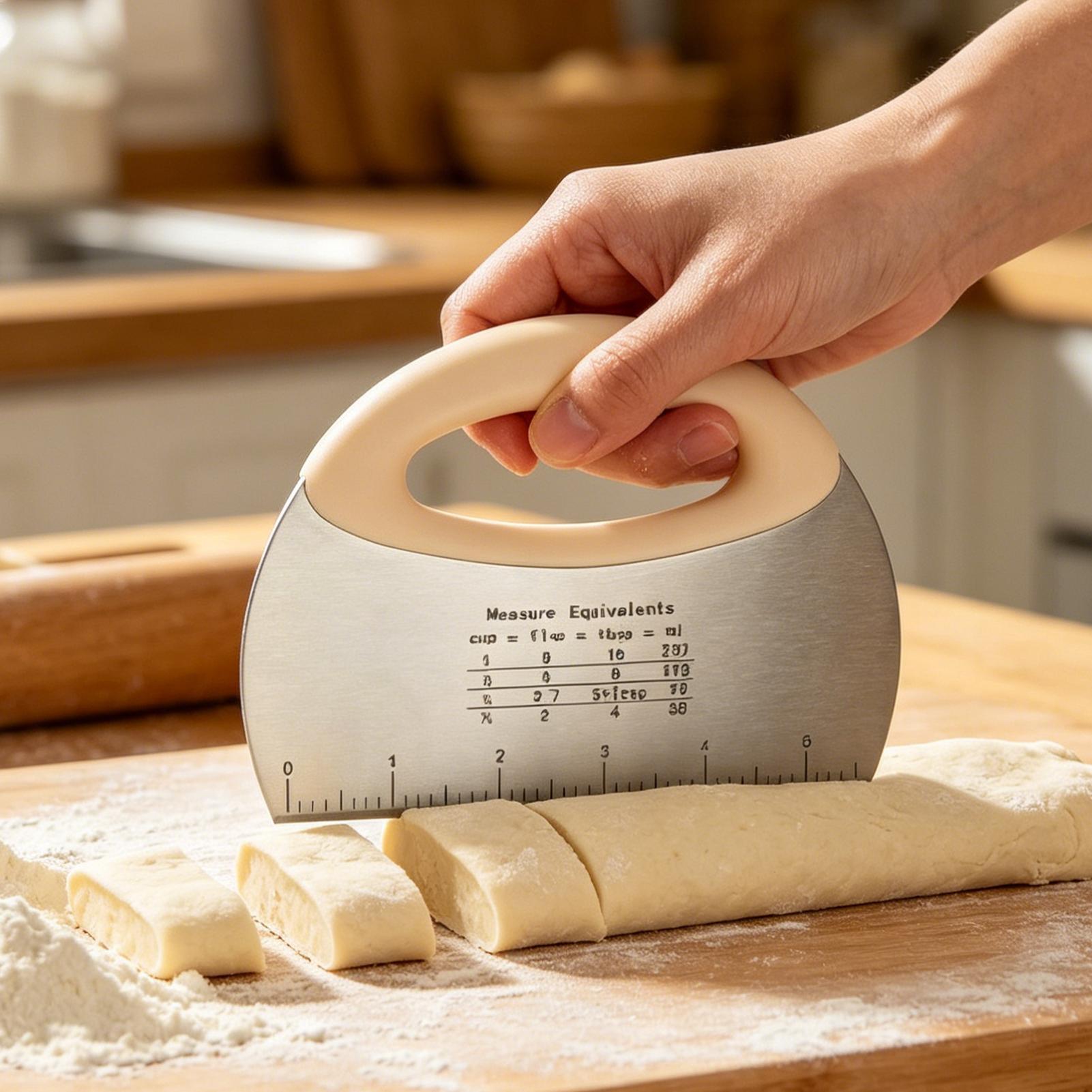 Grattoir à pâte de cuisine en  - Bench Scraper Dough avis et prix