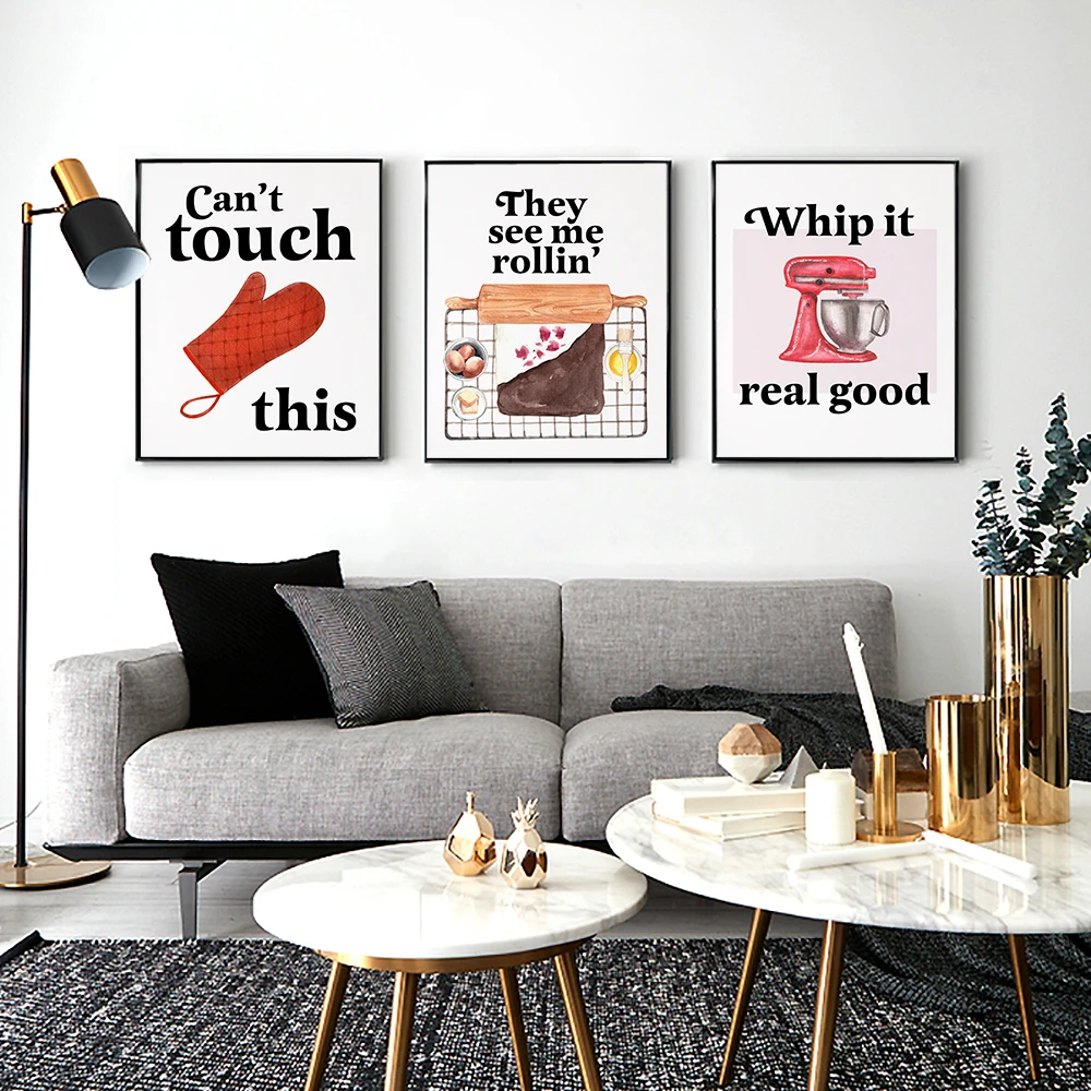 Tableau sur toile imprimé sur  - Kitchen Baking Quotes avis et prix