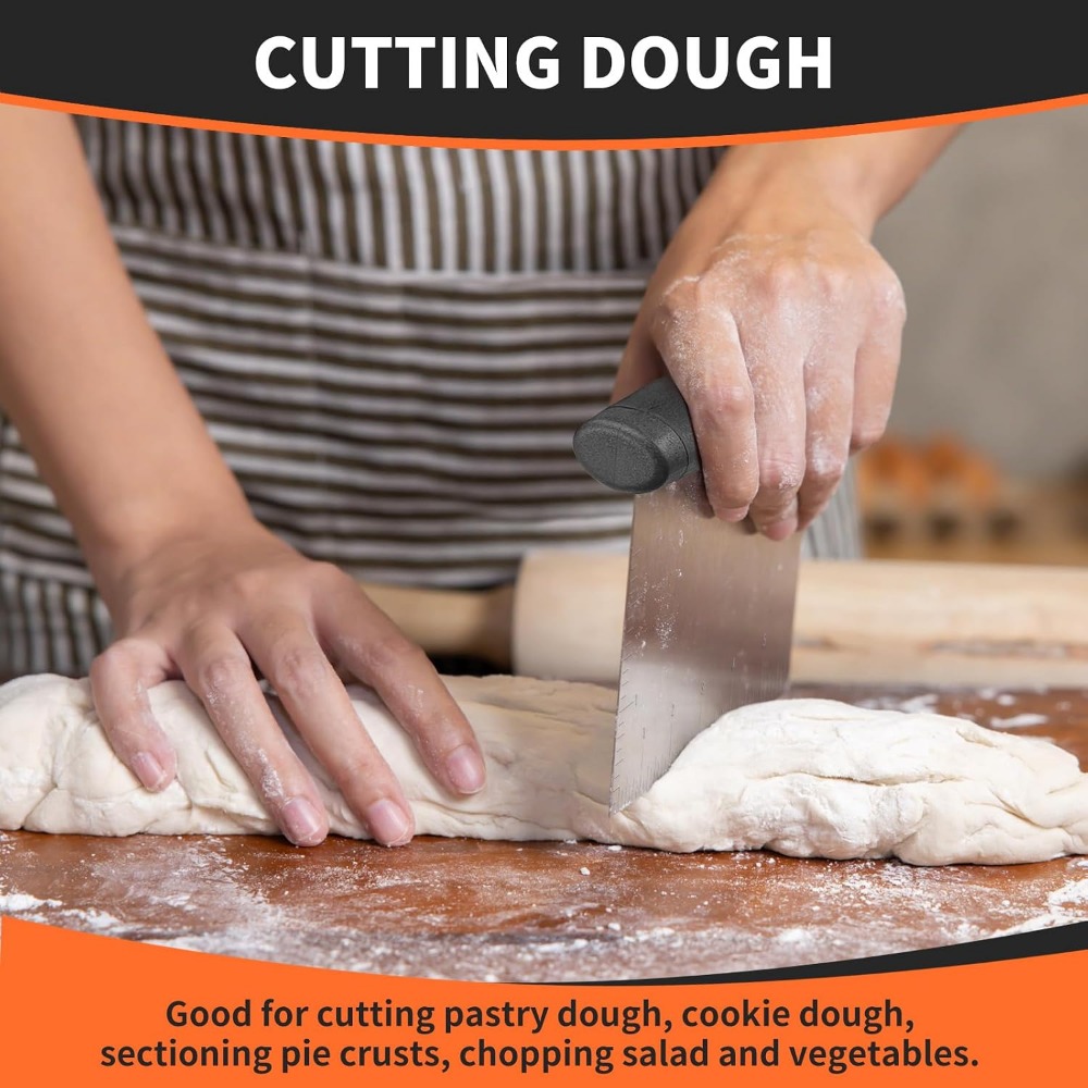 Grattoir et hachoir en acier i - Bench Scraper Dough avis et prix