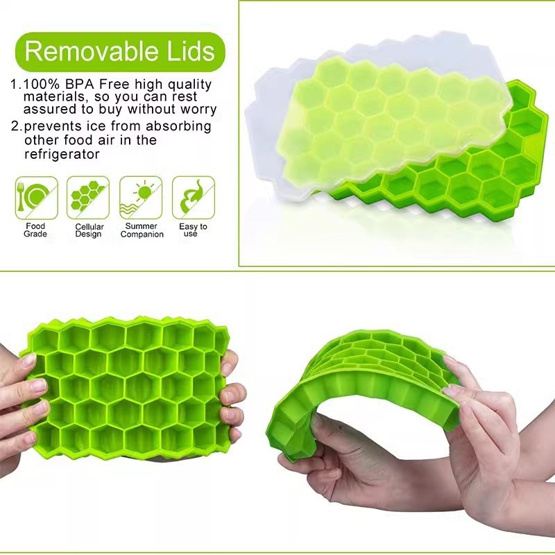 Moule à glaçons en Silicone à  - Kitchen Baking Tray Organizer avis et prix