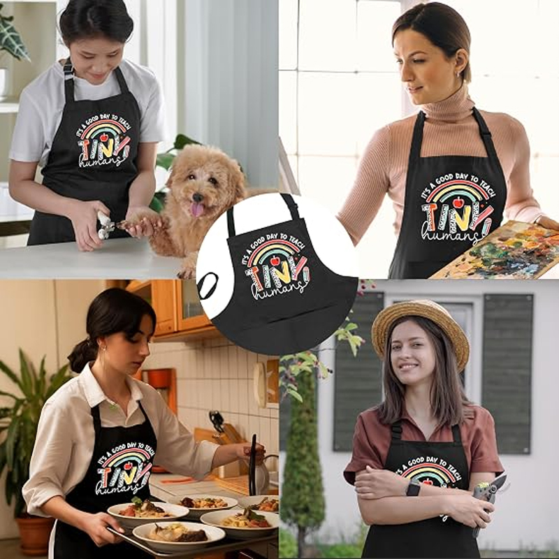 Tablier noir avec poches, cita - Kitchen Baking Quotes avis et prix