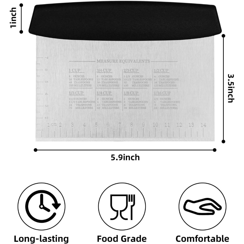 Lot de 2 spatules et couteaux  - Bench Scraper Dough avis et prix