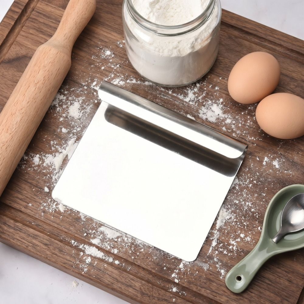 Spatule plate en acier inoxyda - Bench Scraper Dough avis et prix