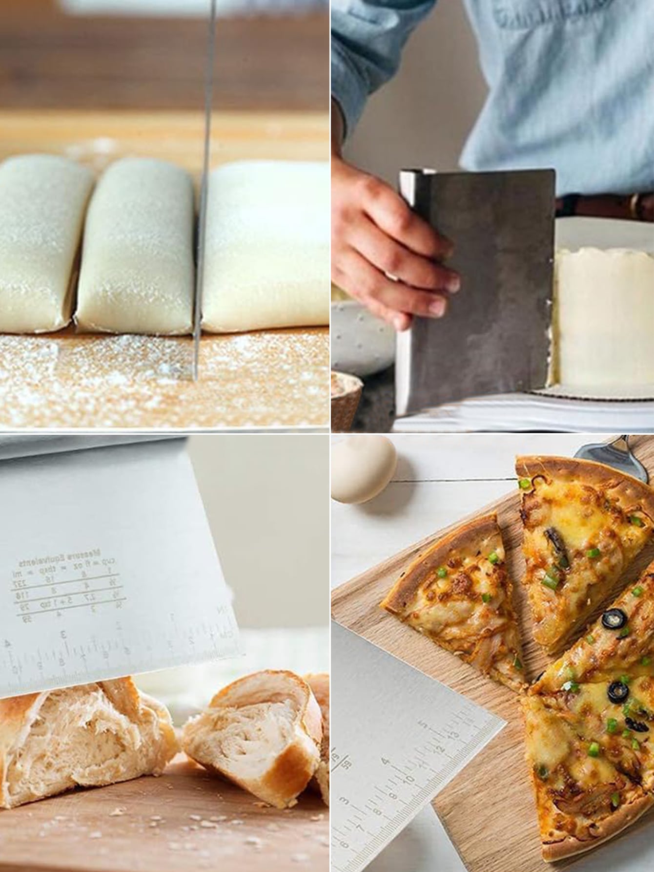 Coupe-pâte et racloir de pâtis - Bench Scraper Dough avis et prix